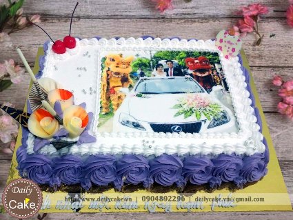 Bánh in ảnh kỷ niệm ngày cưới 001