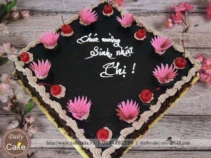 Bánh kem sô cô la 002