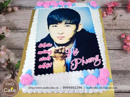 Bánh sinh nhật in ảnh tặng bạn gái
