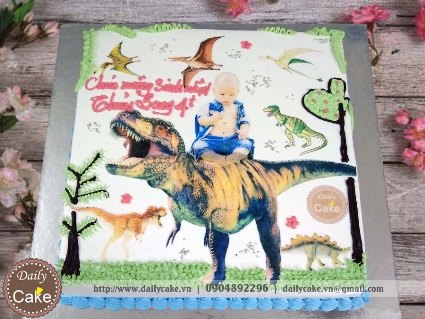 Bánh sinh nhật khủng long 002