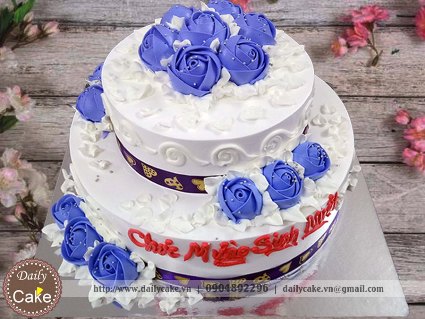 Bánh hai tầng sinh nhật bạn gái 002