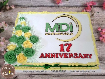 Bánh gato mừng sinh nhật công ty 011