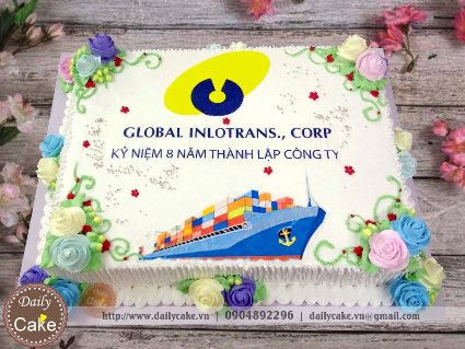 Bánh in ảnh mừng sinh nhật công ty 001