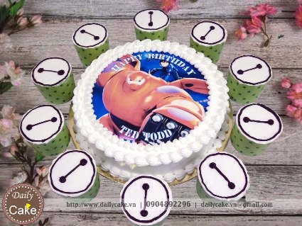 Bánh in ảnh siêu nhân big hero