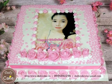 Bánh in ảnh sinh nhật bạn gái 014