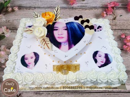 Bánh in ảnh sinh nhật bạn gái 038