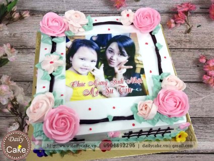 Bánh in ảnh sinh nhật bạn gái 043