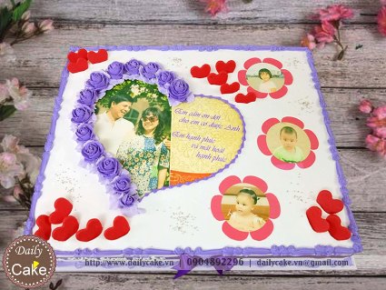 Bánh in ảnh sinh nhật mẹ yêu 004