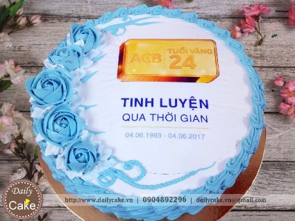 Bánh in hình logo công ty 001