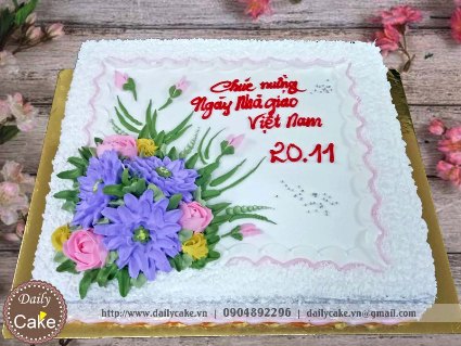 Bánh kem mừng ngày nhà giáo Việt Nam 002