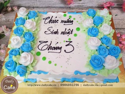 Bánh kem sinh nhật tập thể nhân viên công ty 003