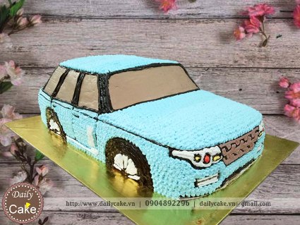 Bánh sinh nhật hình ô tô range rover