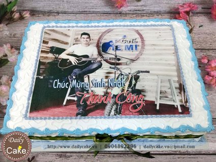 Bánh sinh nhật in ảnh bạn trai 017