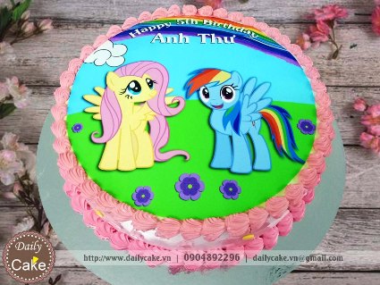 Bánh sinh nhật in hình ngựa pony