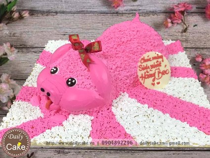 Bánh sinh nhật tạo hình con lợn