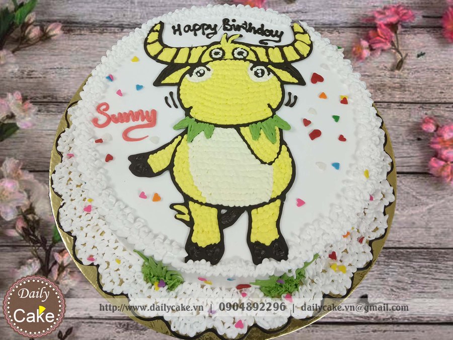 Bánh sinh nhật mini vẽ icon cute  Thu Hường Bakery