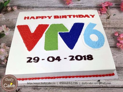 Bánh sinh nhật vtv6 kênh truyền hình dành cho giới trẻ
