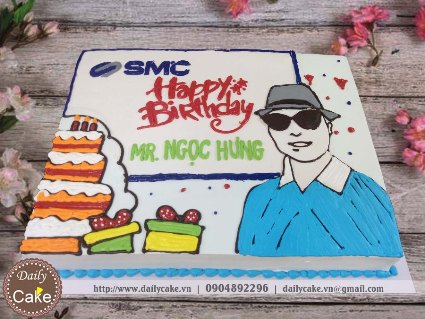 Bánh gato sinh nhật tặng Sếp nam