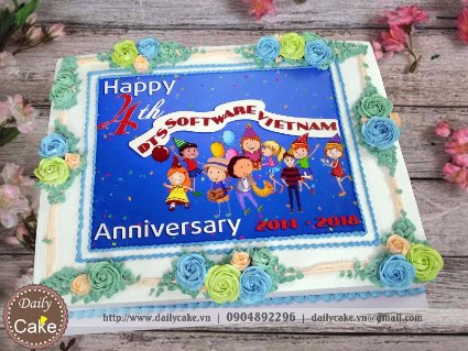 Bánh in ảnh mừng sinh nhật công ty 006