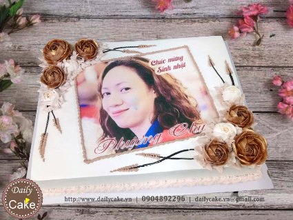 Bánh in ảnh sinh nhật bạn gái 044