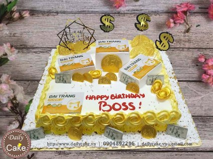 Bánh gato in ảnh sản phẩm kinh doanh của công ty