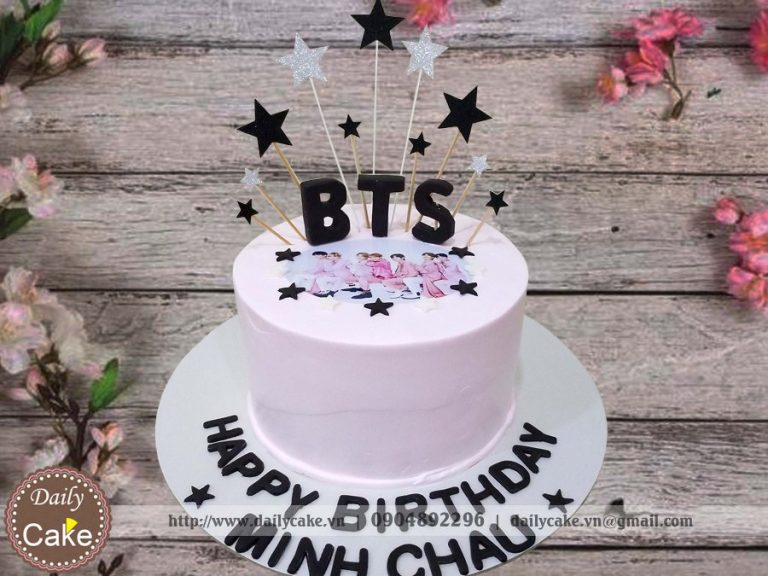 Bánh sinh nhật thần tượng ban nhạc BTS