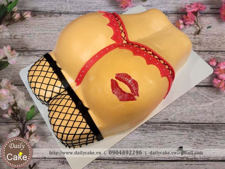 Bánh fondant sinh nhật hình cặp mông sexy