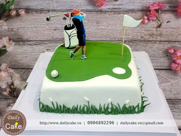 Bánh fondant sinh nhật sân Golf món quà hoàn hảo dành cho Sếp