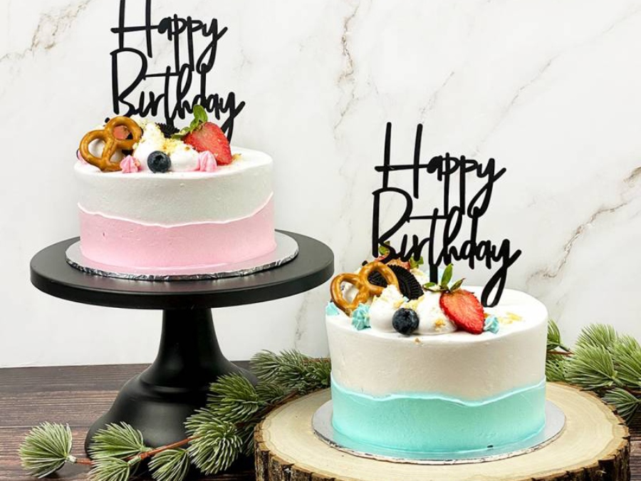 Bánh kem tối giản